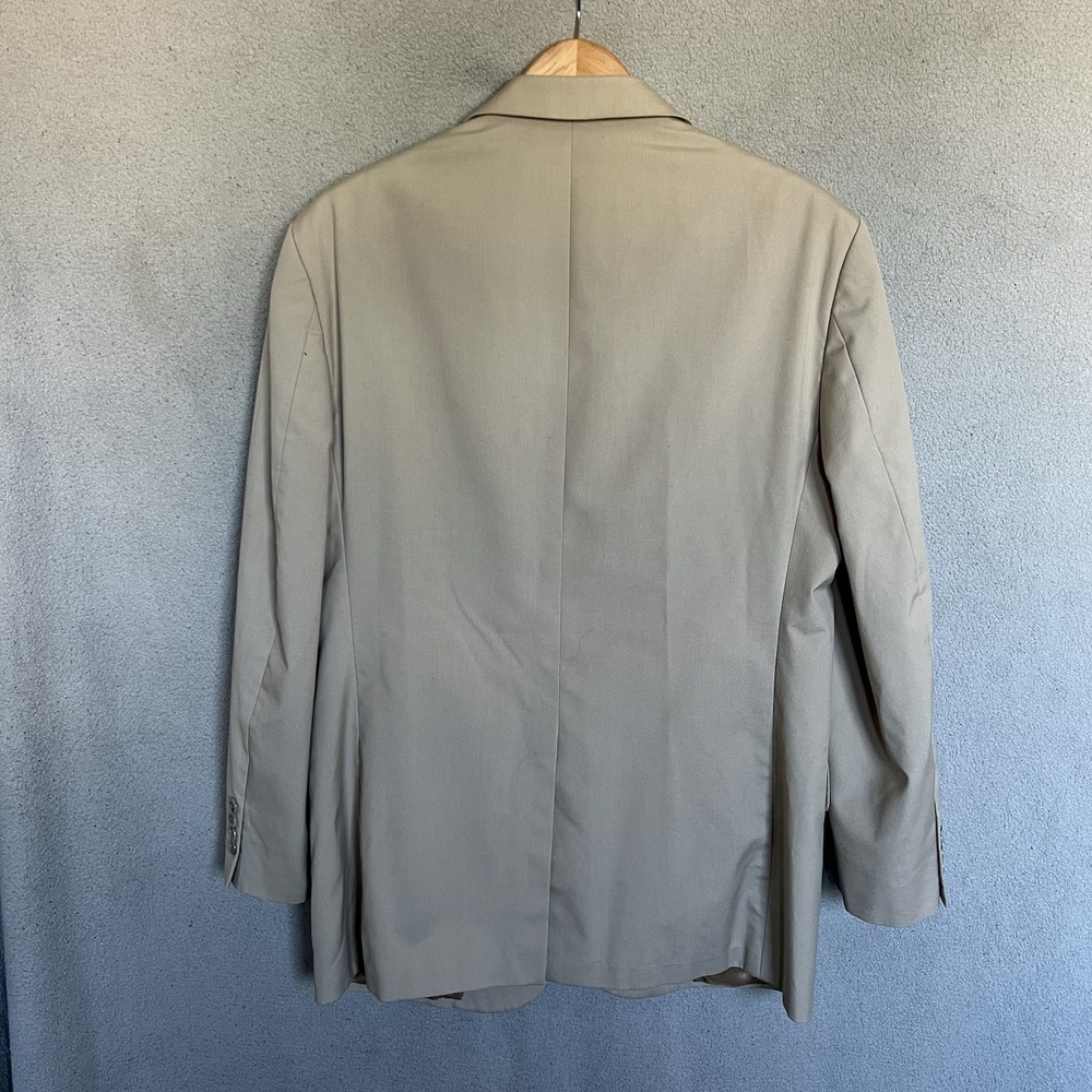 Brooks Brothers Blazer Mens 40R Brown Suit Coat Unstructured Brookscool Poplin - Picture 2 of 16